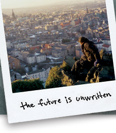 the future is unwritten